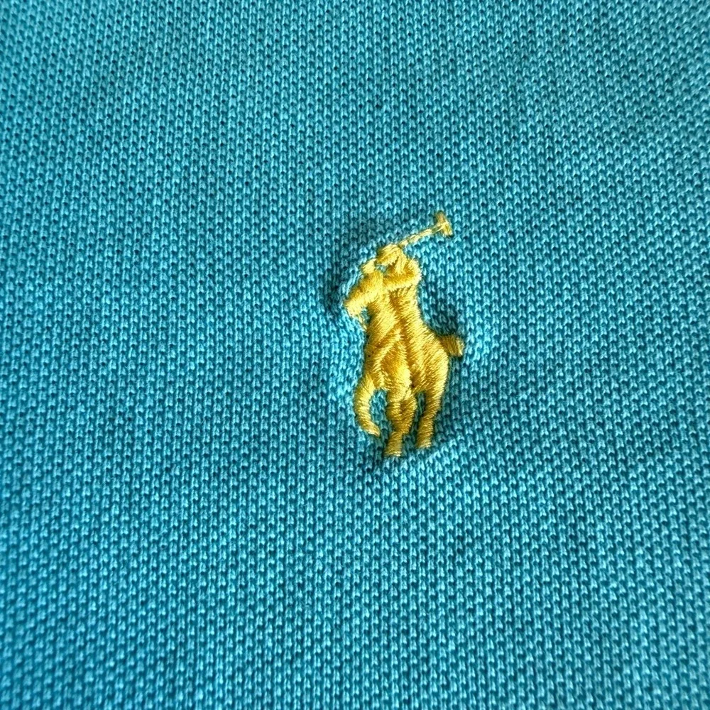 Polo Ralph Lauren Mens XL Turquoise Classic Fit Polo Shirt Pony‎ Logo Casual